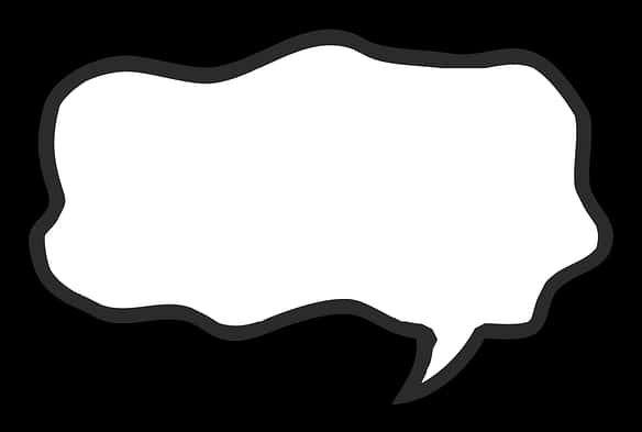 Abstract Speech Bubble Graphic PNG
