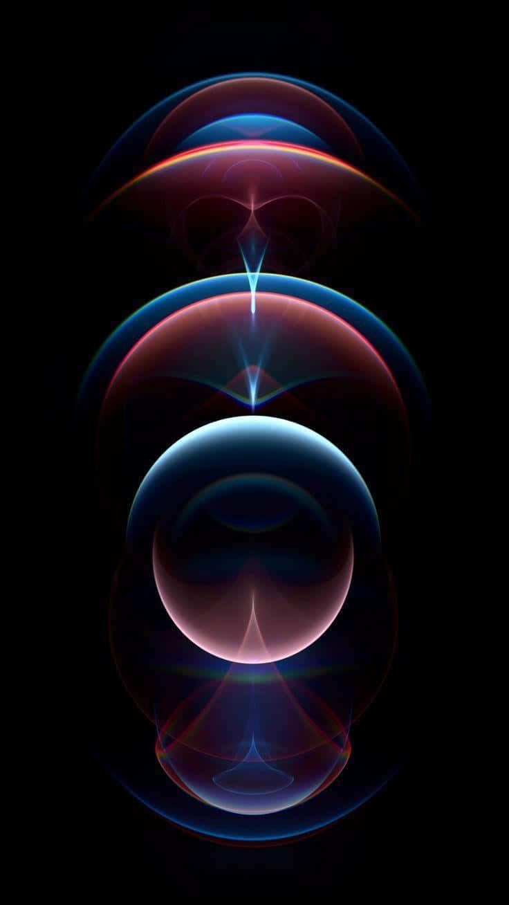 Abstract Spherical Light Formation Wallpaper