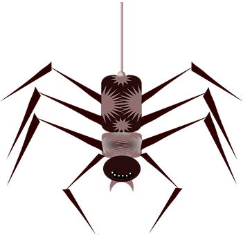 Abstract Spider Illustration PNG