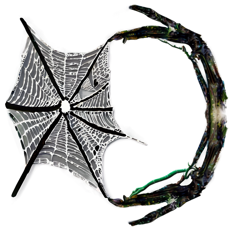 Abstract Spider Web Art PNG