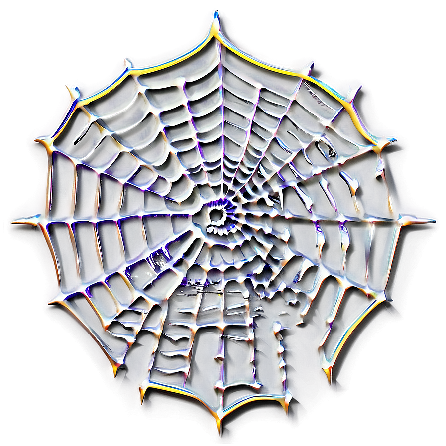 Abstract Spider Web Art PNG