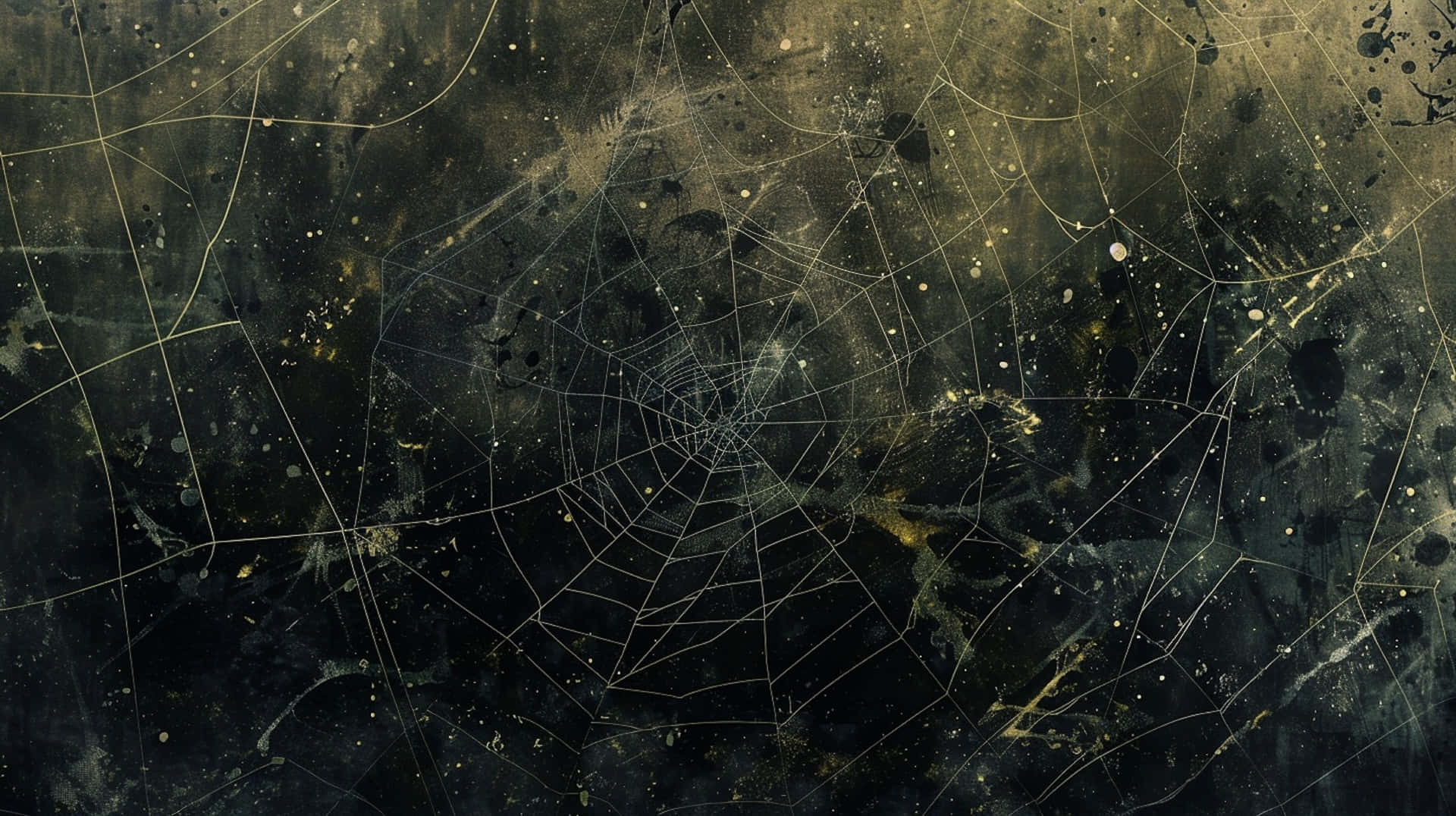 Abstract Spider Web Artwork Wallpaper