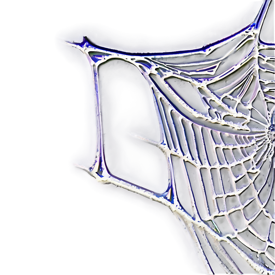 Abstract Spider Web Corner PNG