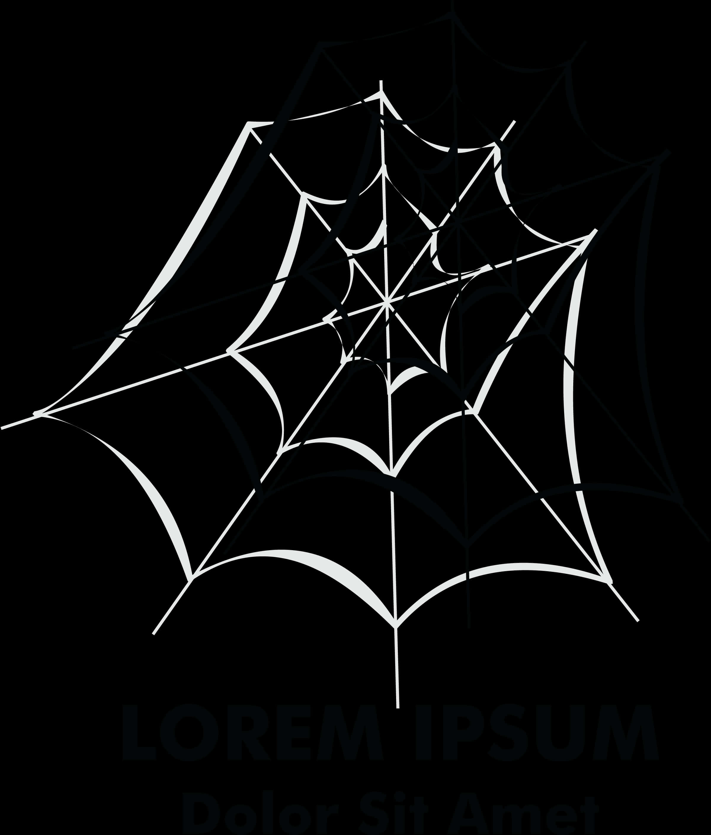 Abstract Spider Web Design PNG