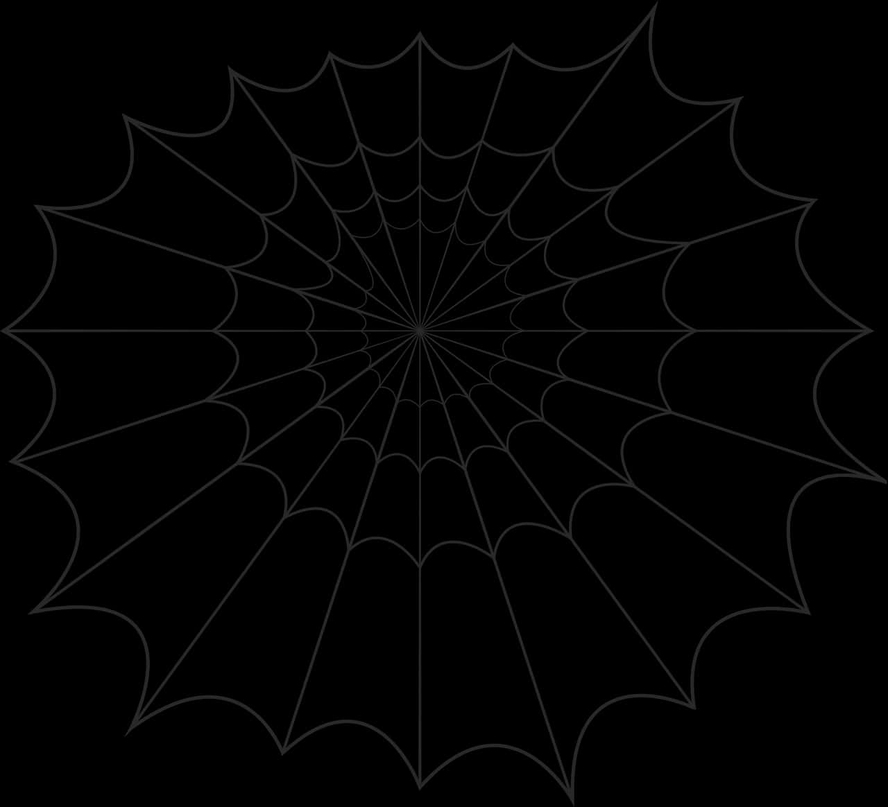 Abstract Spider Web Design PNG