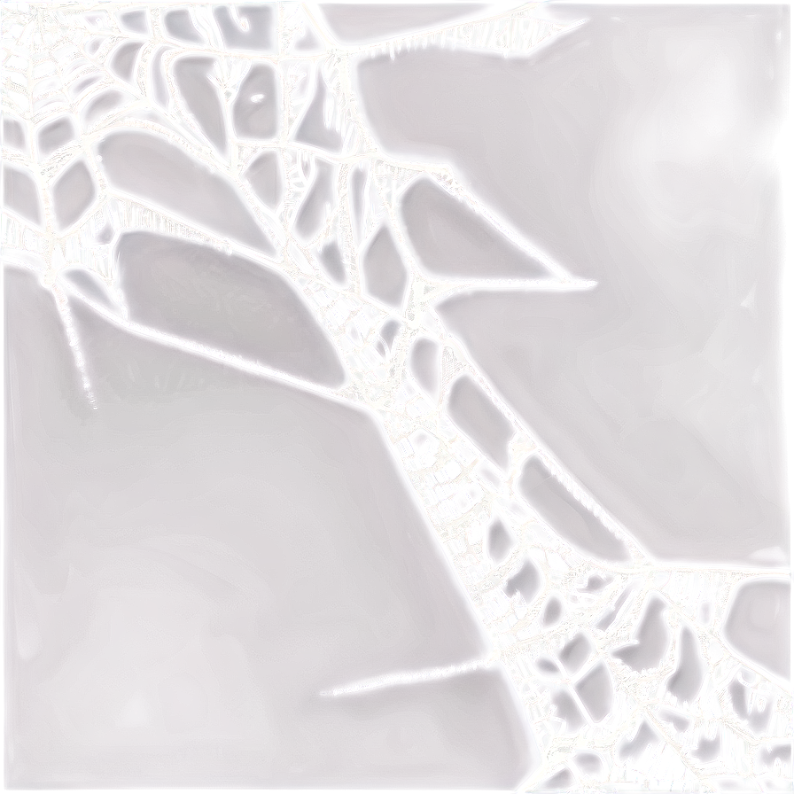 Abstract Spider Web Glow Effect PNG