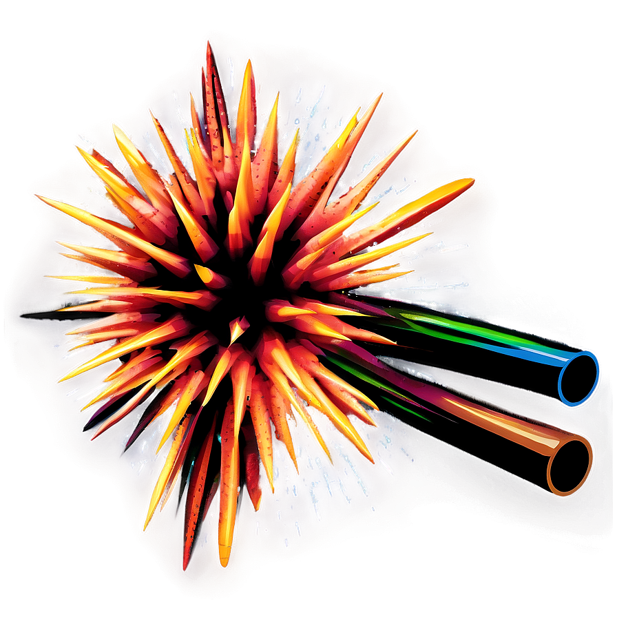 Abstract Spikes Explosion Png Fbw72 PNG