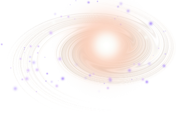 Abstract Spiral Galaxy Illustration PNG