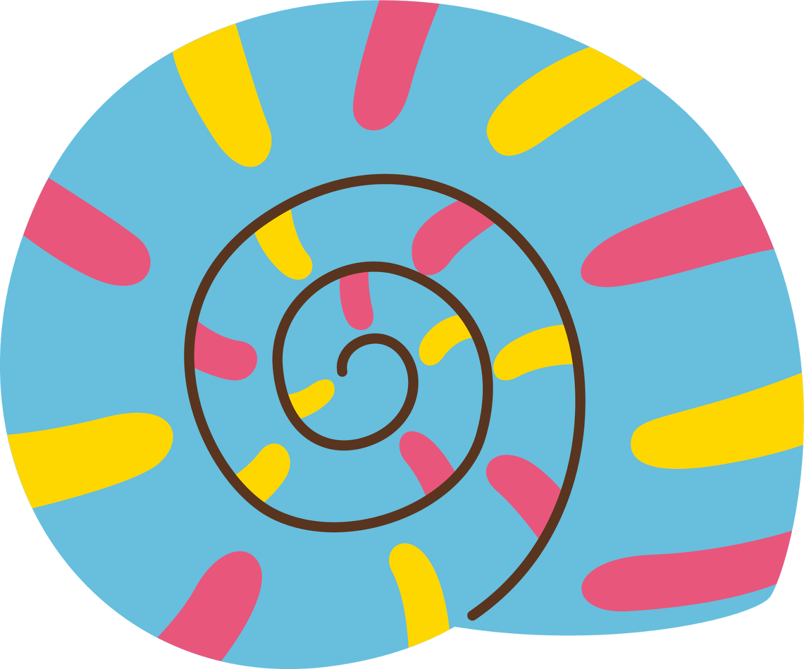 Abstract Spiraland Dashes Circle Pattern PNG