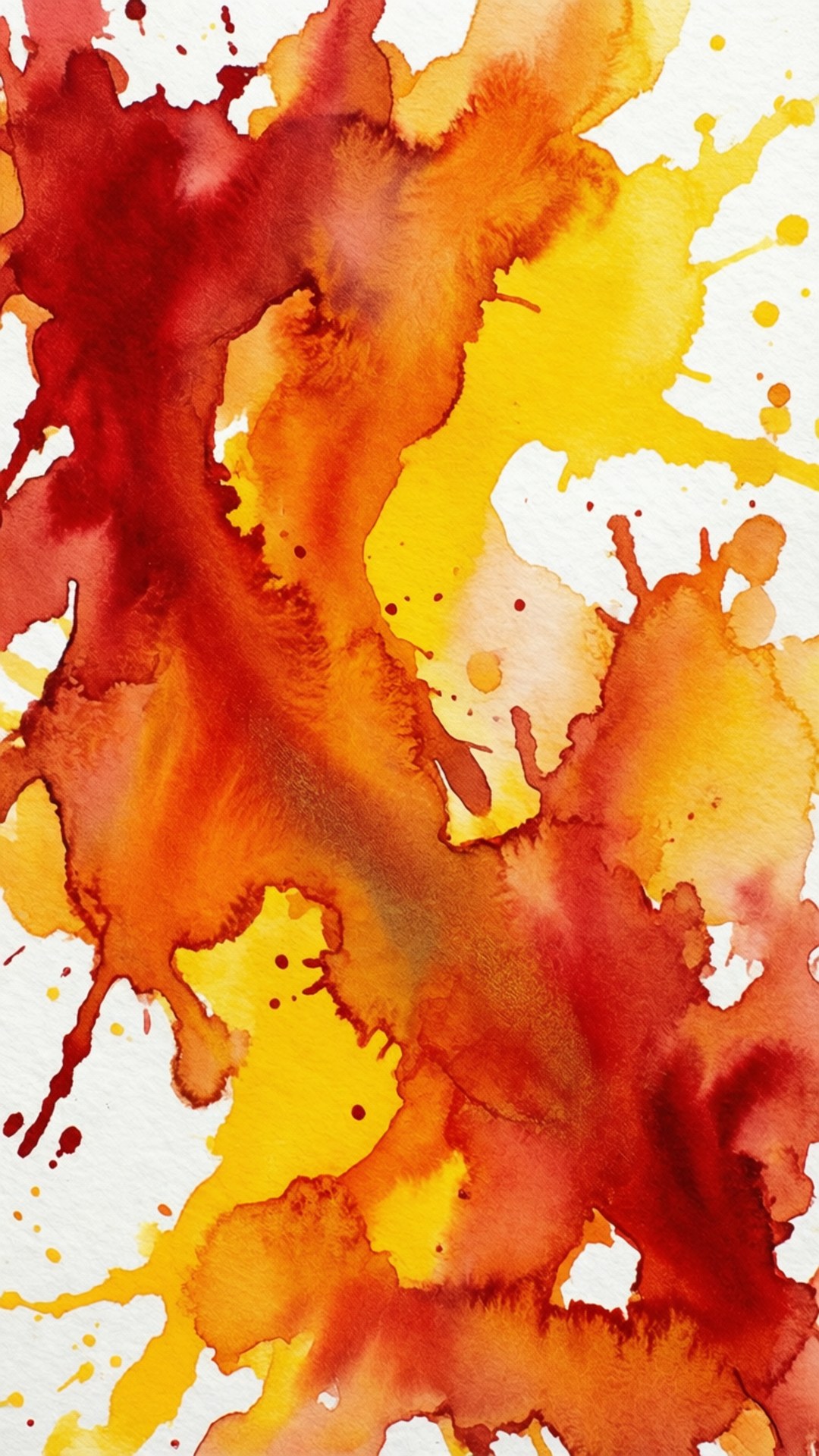 Abstract Splash Warmth Papéis de Parede