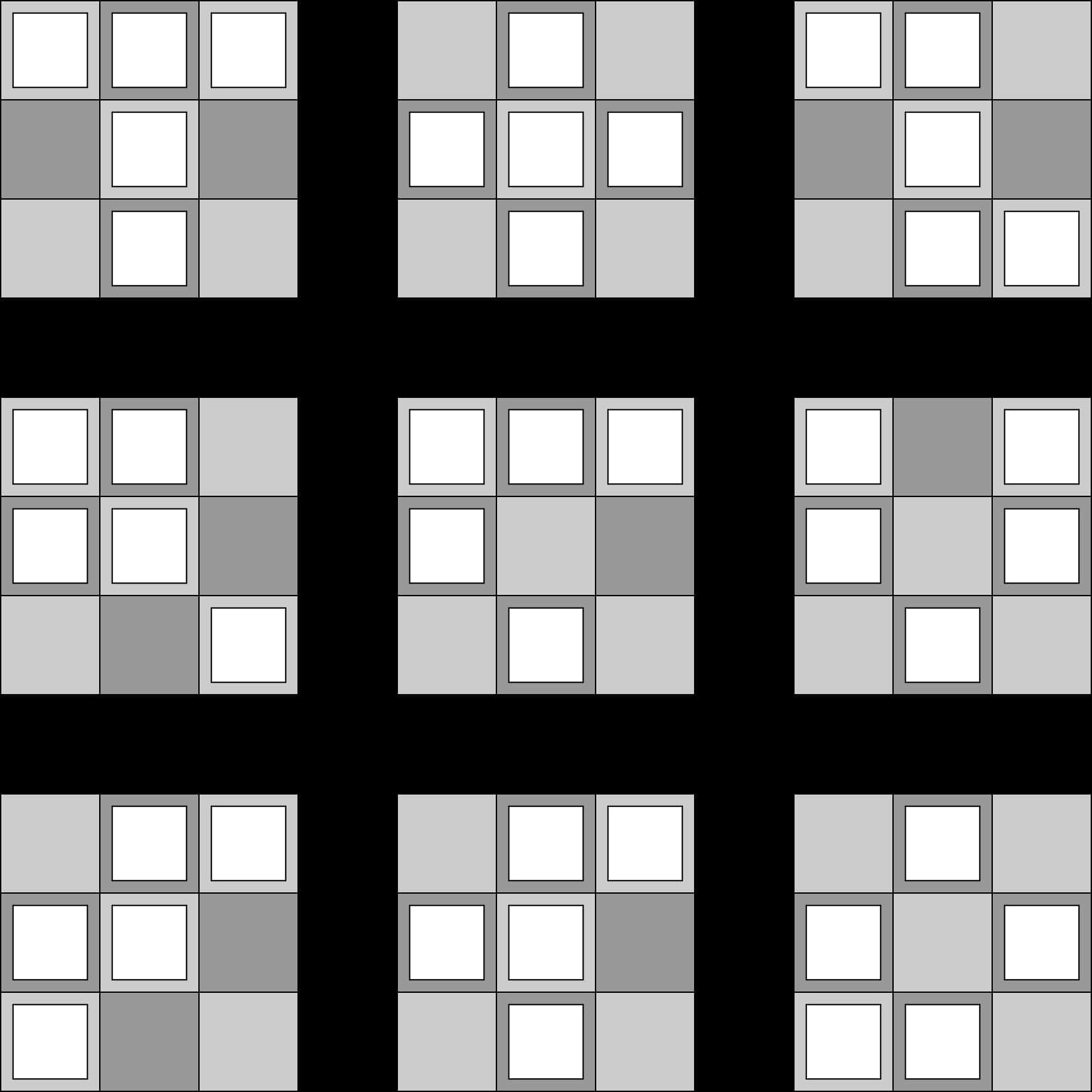 Abstract Square Patterns PNG