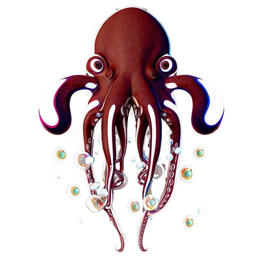 Abstract Squid Pattern Png Qcs38 PNG