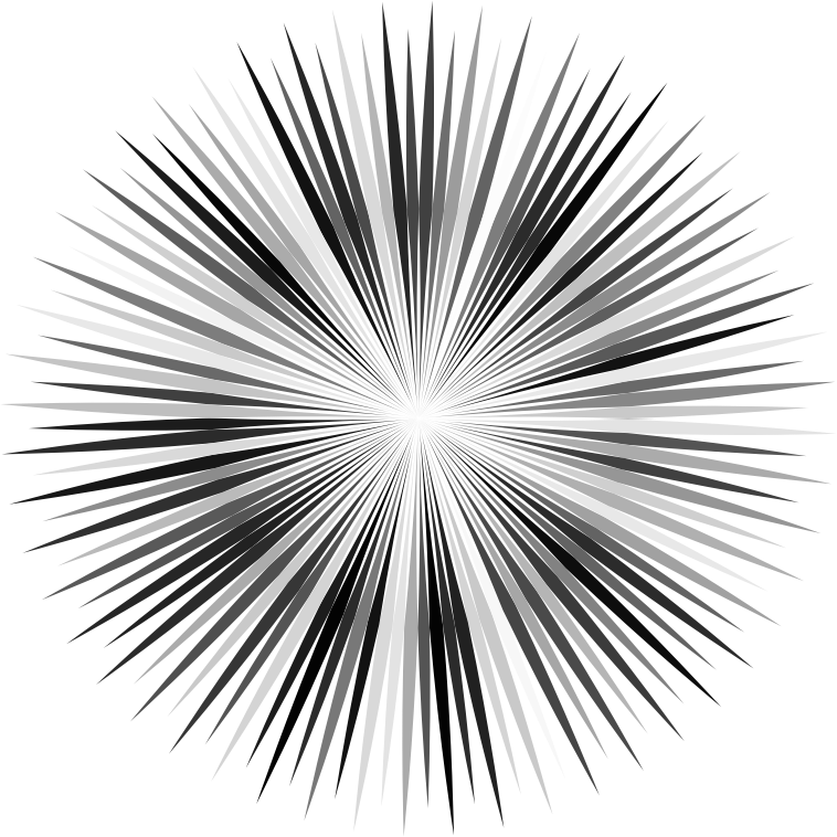 Abstract Starburst Graphic PNG
