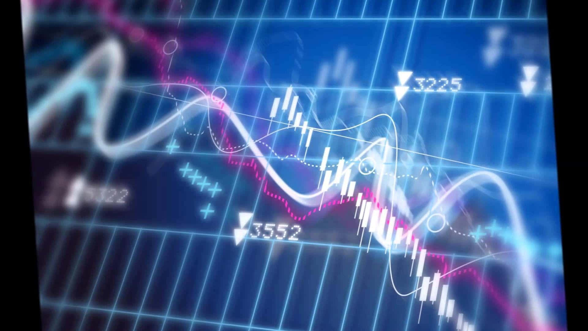 Abstract Stock Market Analysis Wallpaper