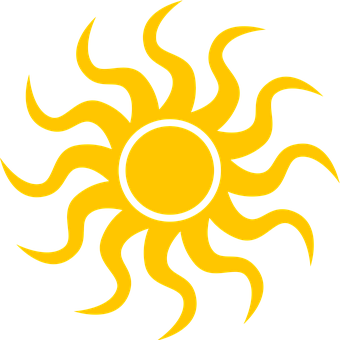 Abstract Sun Design PNG