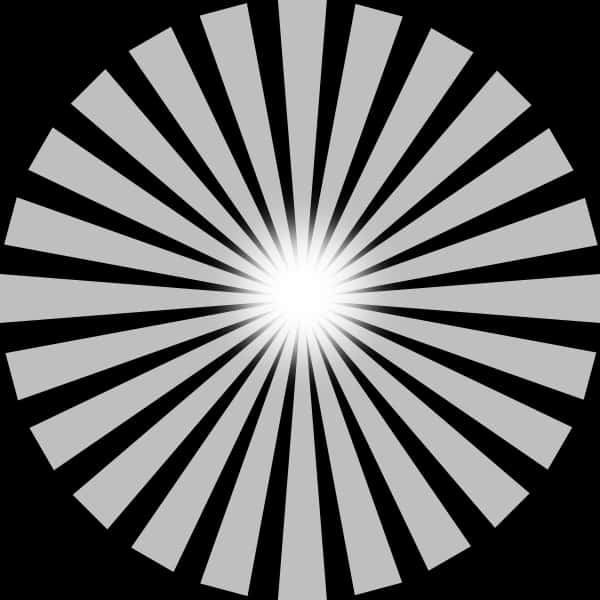 Abstract Sunburst Design PNG