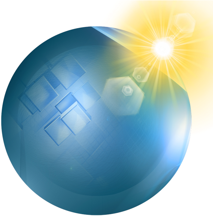 Abstract Sunburst Windows Logo PNG