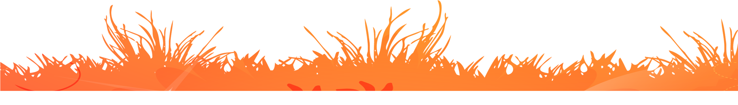 Abstract Sunrise Grass Silhouette PNG
