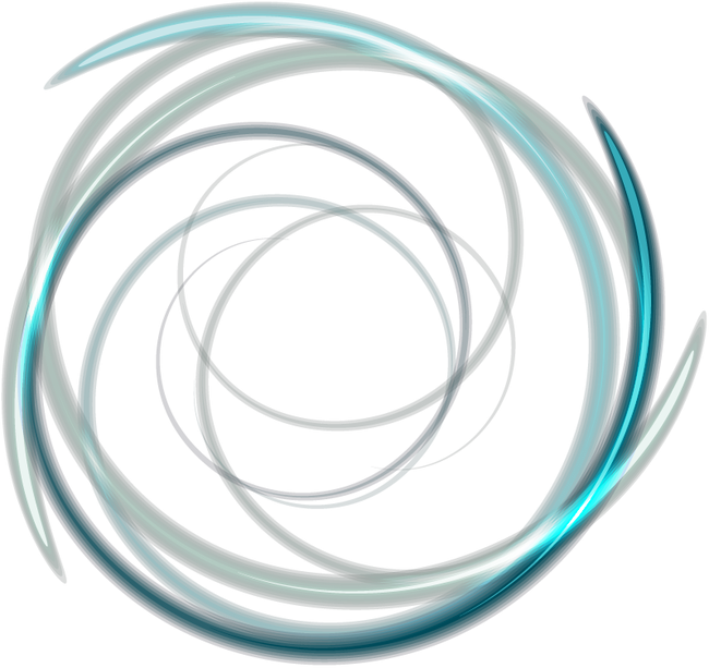 Abstract Swirling Circles Art PNG