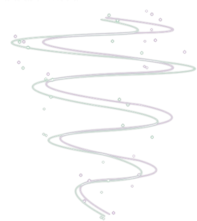 Abstract Swirling Linesand Dots PNG
