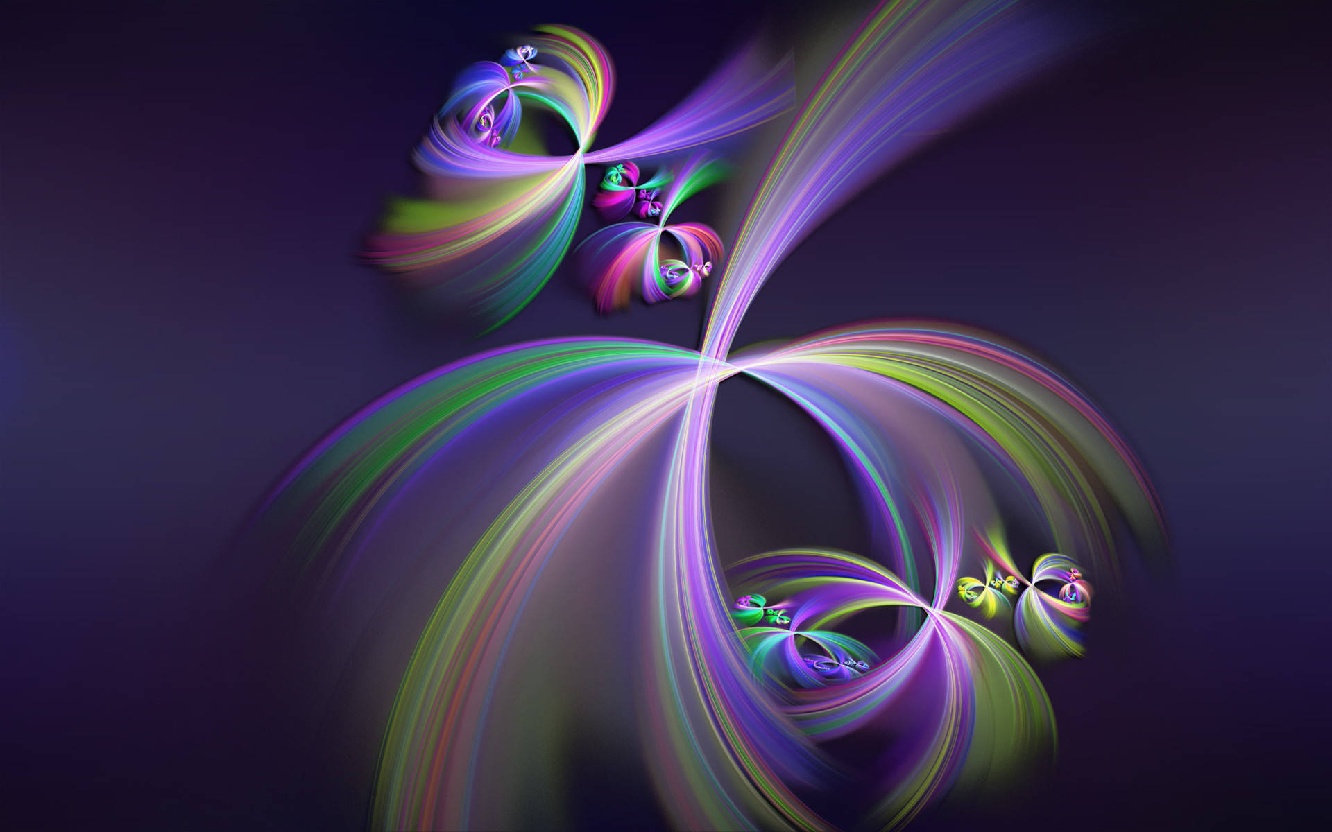 Abstract Swirls And Whirls Screen Saver Wallpaper