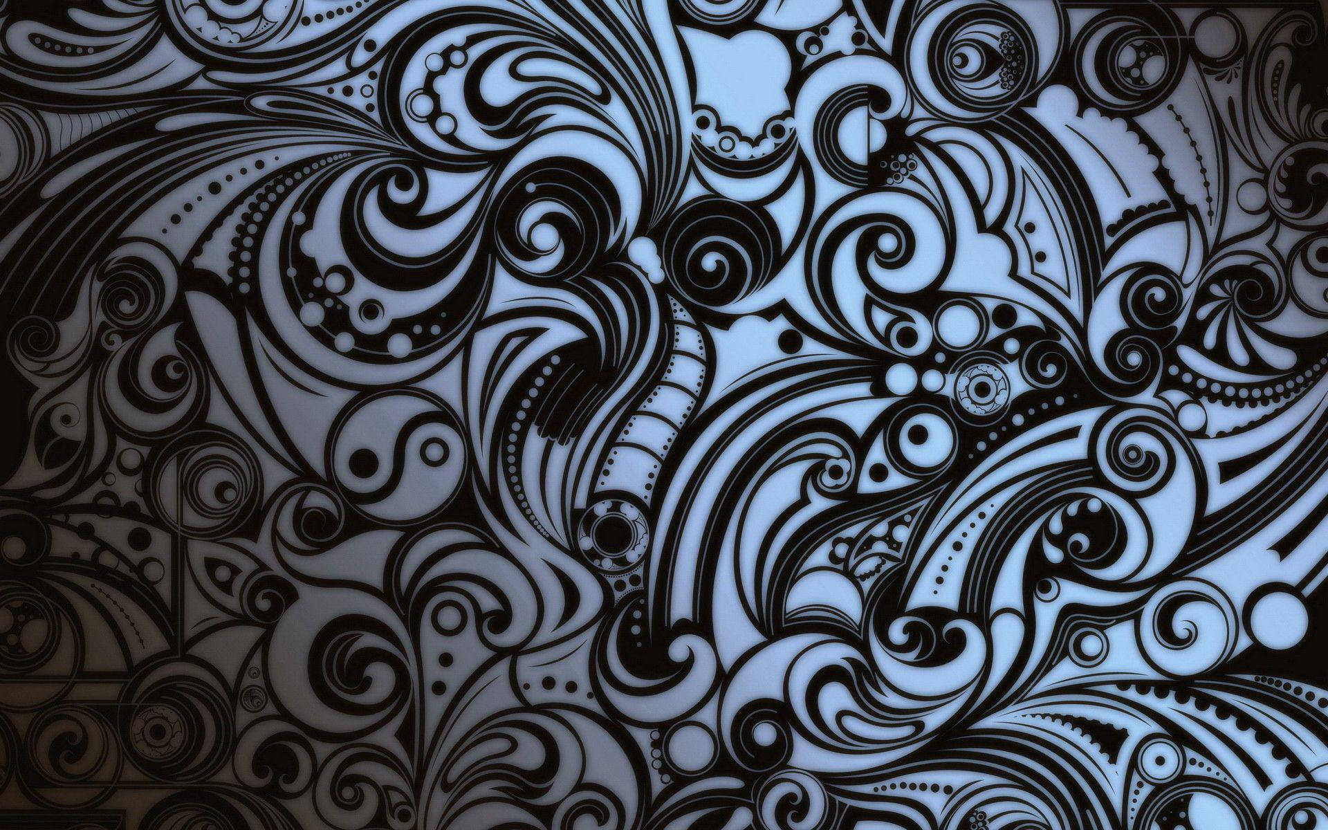 Abstraktavirvlar Hd-tatuering. Wallpaper