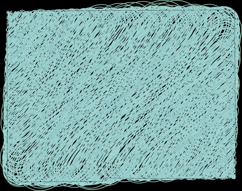 Abstract Teal Scribble Texture PNG
