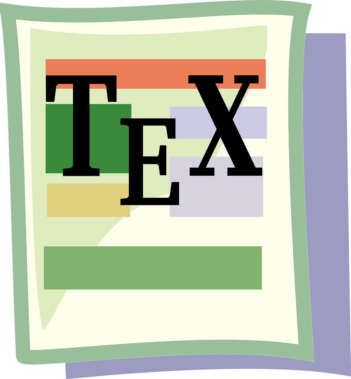 Abstract Text Document Icon PNG