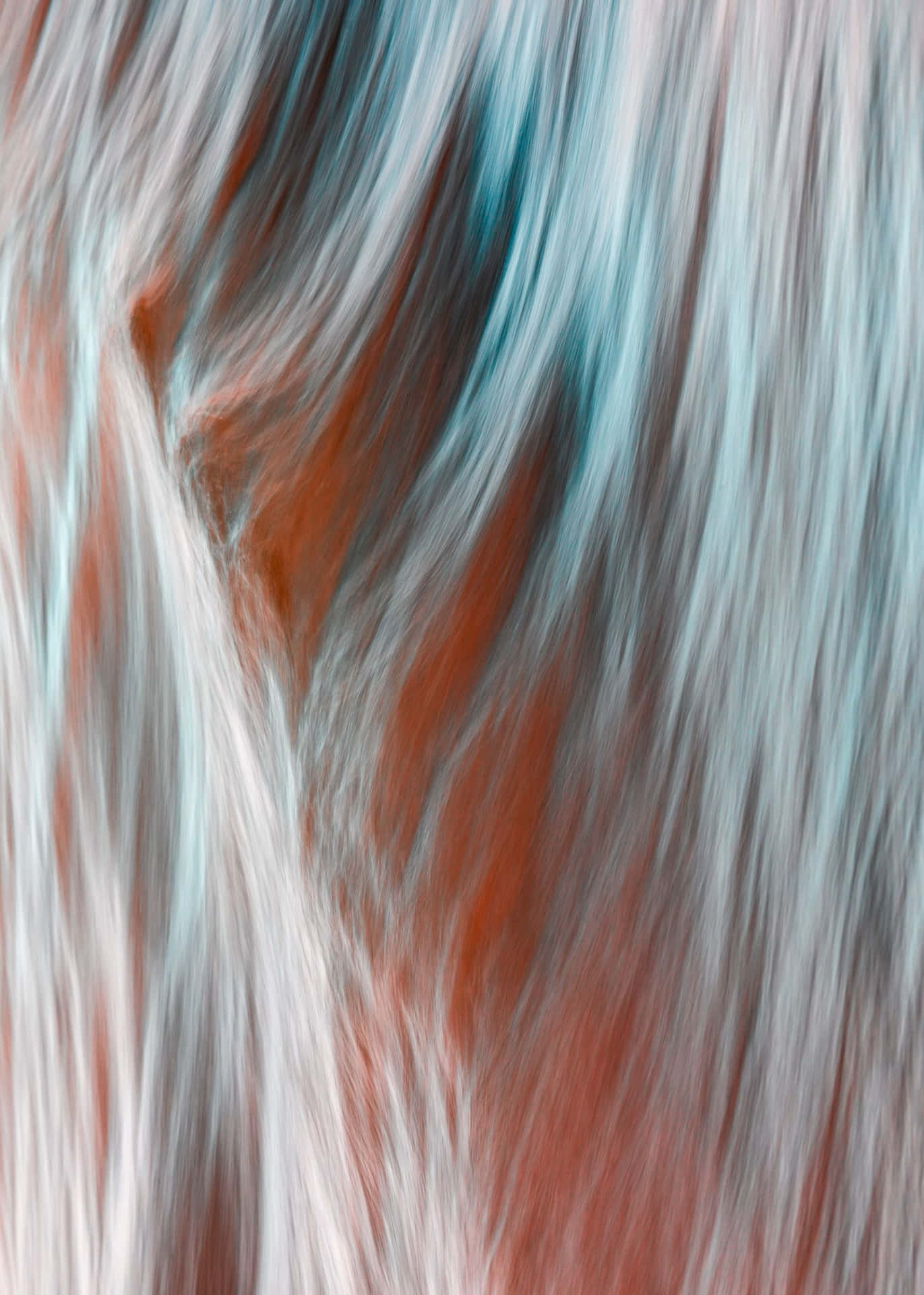 Abstract Textured Hair Waves Wallpaper