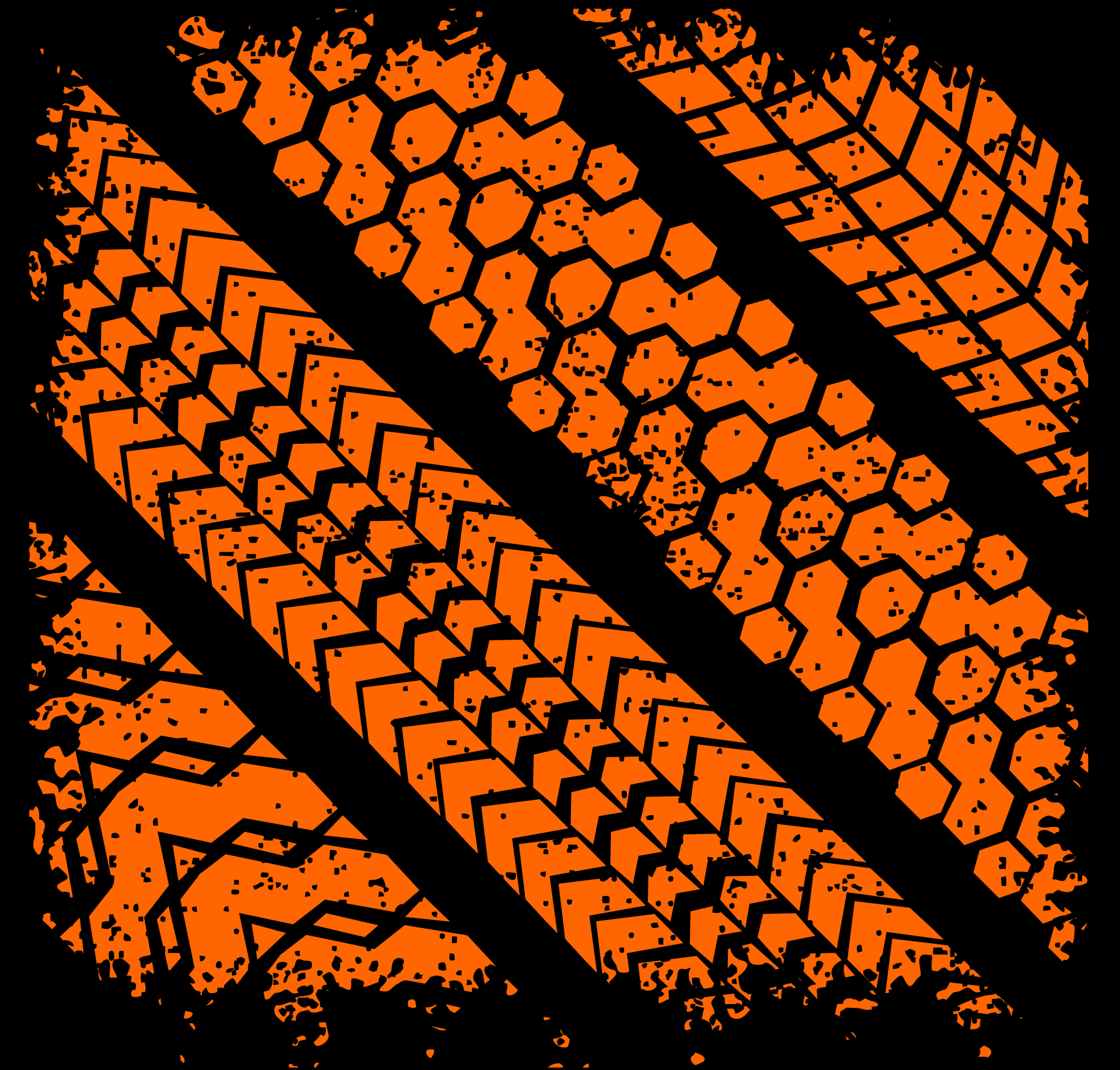 Abstract Tire Tread Pattern Vector PNG