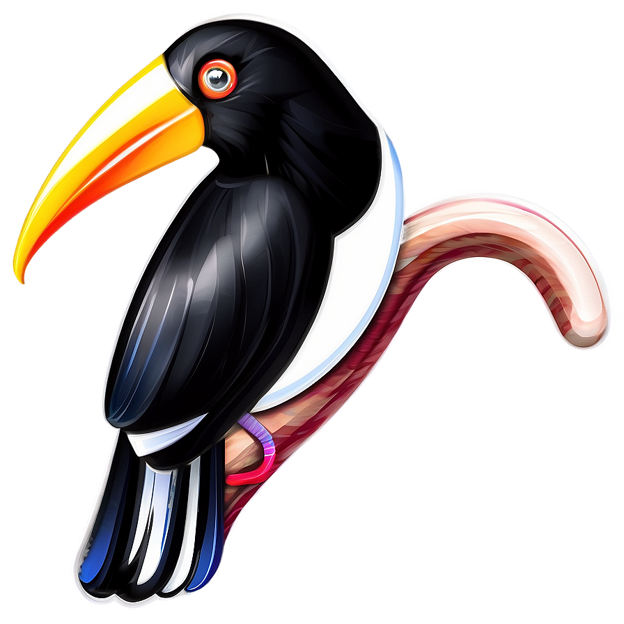 Abstract Toucan Graphic Png Ihb PNG