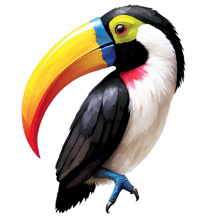 Abstract Toucan Graphic Png Pjf PNG