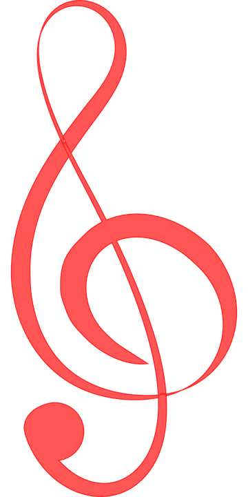 Abstract Treble Clef Art PNG