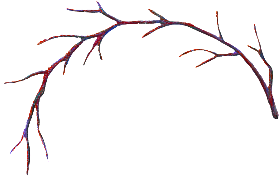 Abstract Tree Branch Artwork PNG