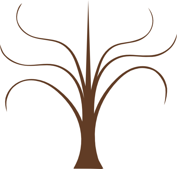 Abstract Tree Branch Design PNG