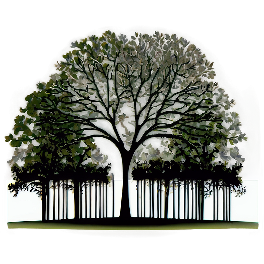 Abstract Tree Elevation Graphic Png 26 PNG