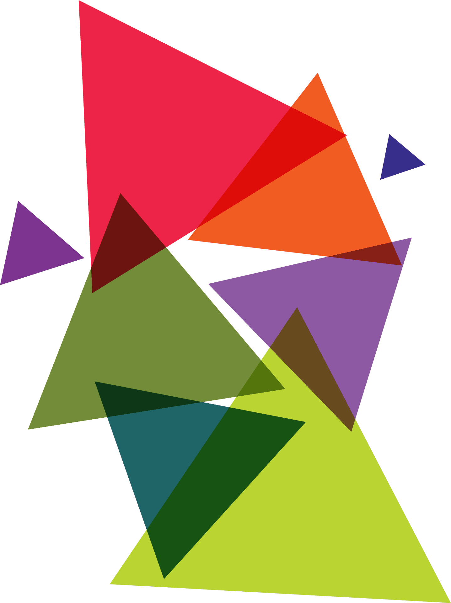 Abstract Triangles Composition PNG