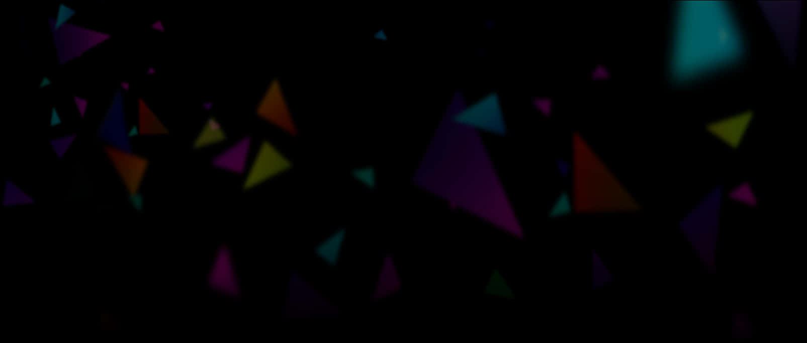 Abstract Triangular Light Bokeh PNG
