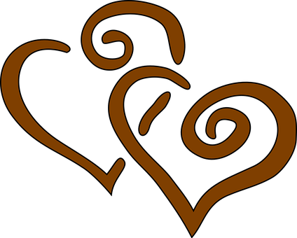 Abstract Tribal Heart Design PNG