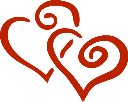 Abstract Tribal Heart Design PNG