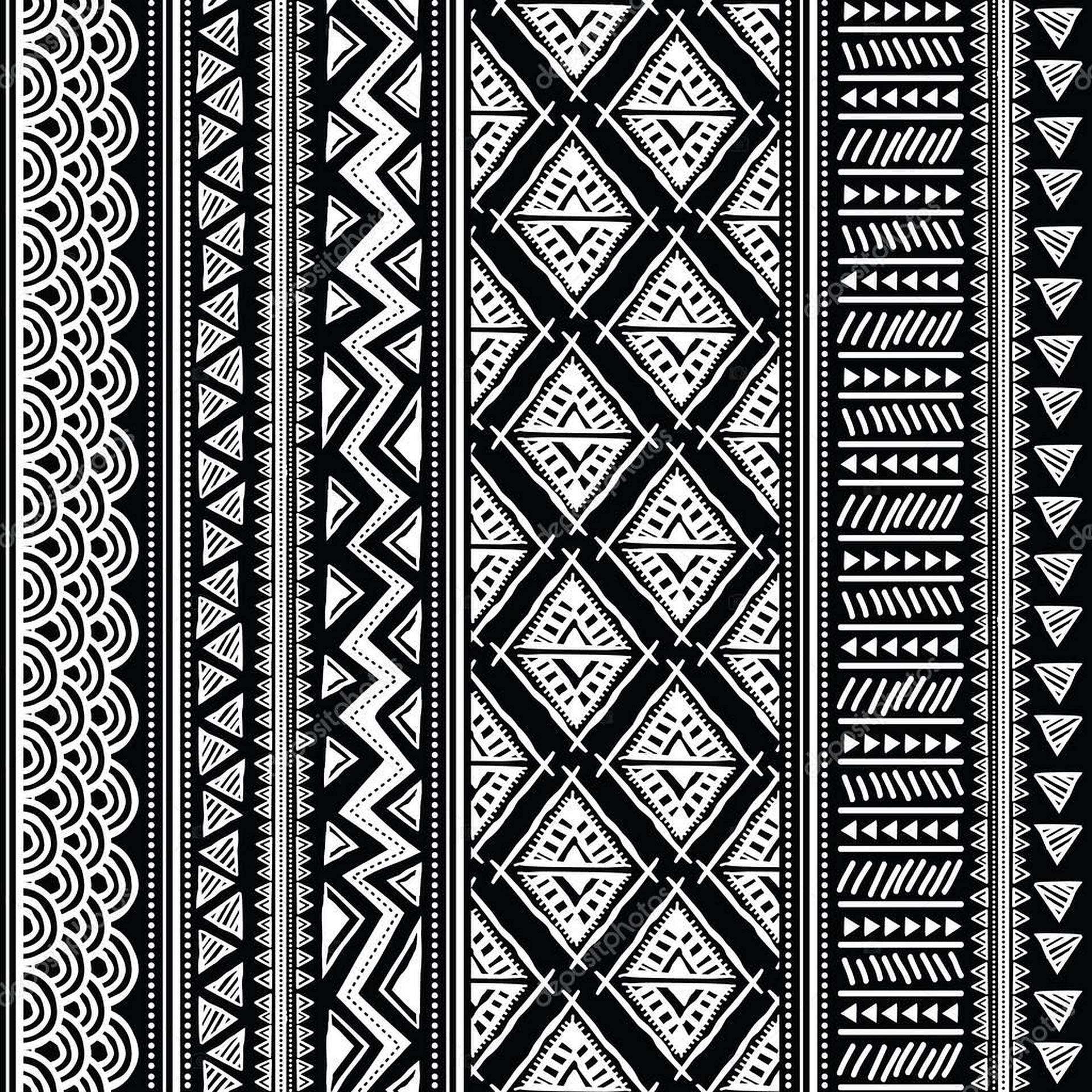 Abstract Tribal Patterns Wallpaper