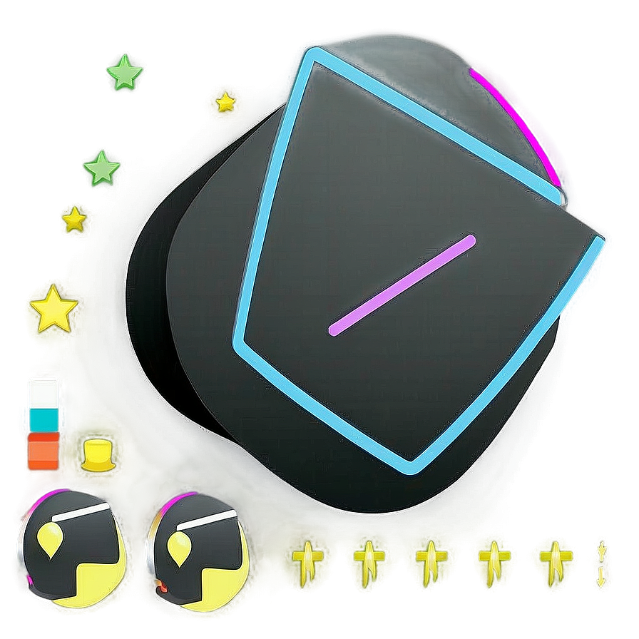 Abstract Vector Shield Design PNG