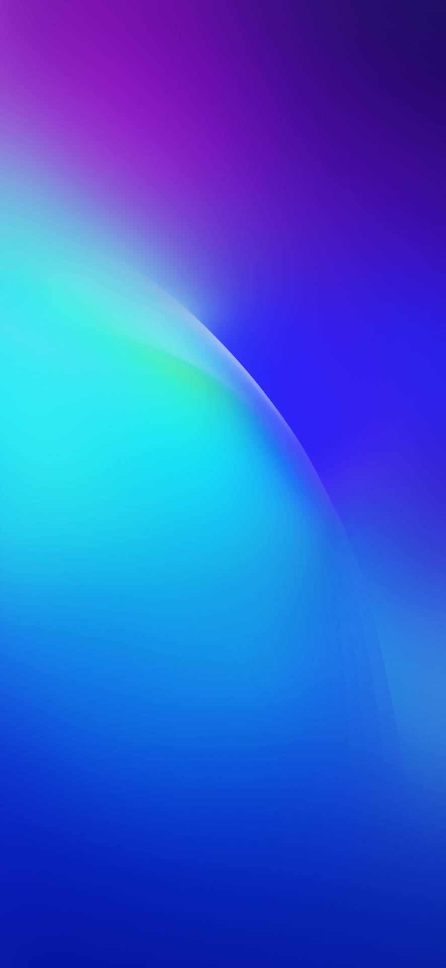 Abstrakterviolett-blauer Verlauf Oppo A5s Wallpaper