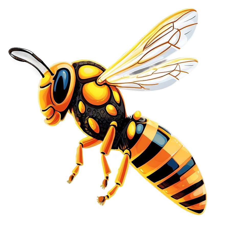 Abstract Wasp Art Png 05242024 PNG