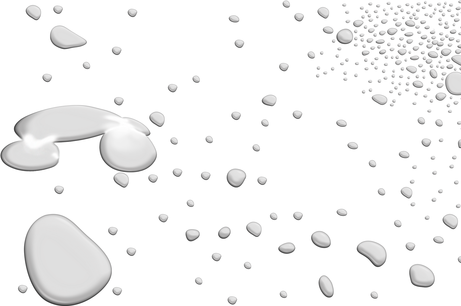 Abstract Water Bubbleson Surface PNG