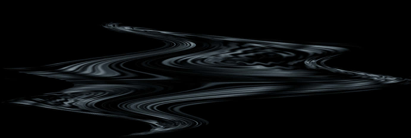 Abstract Water Ripples Black Background PNG