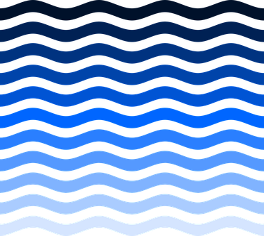 Abstract Water Waves Pattern PNG