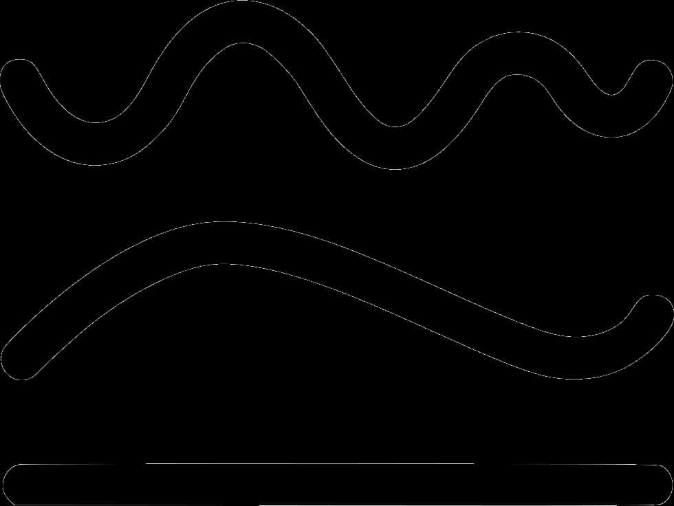 Abstract Wavy Lines Graphic PNG