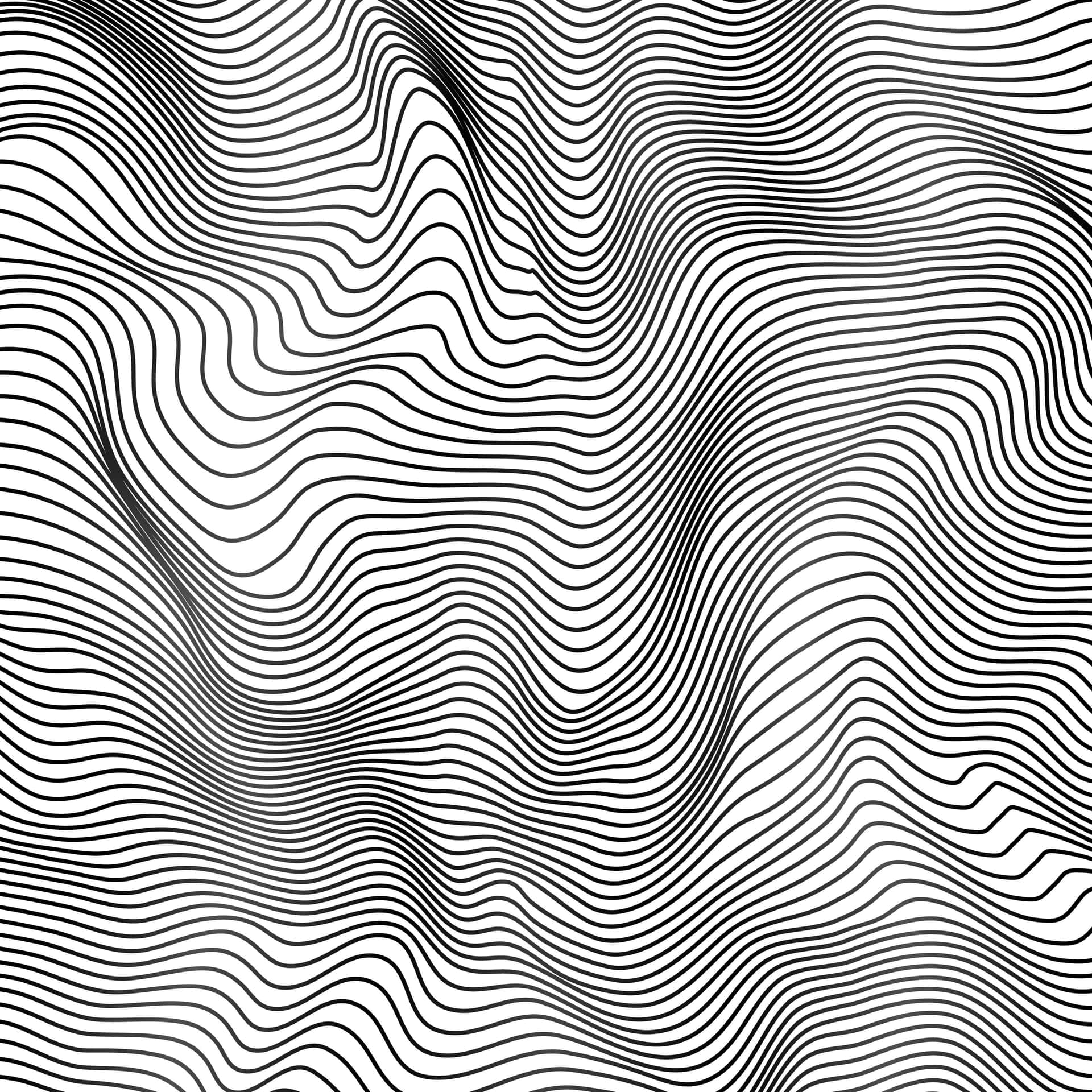 Abstract_ Wavy_ Lines_ Pattern Wallpaper