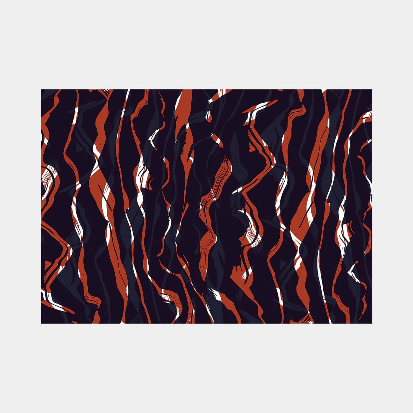 Abstract Wavy Stripes Pattern Wallpaper
